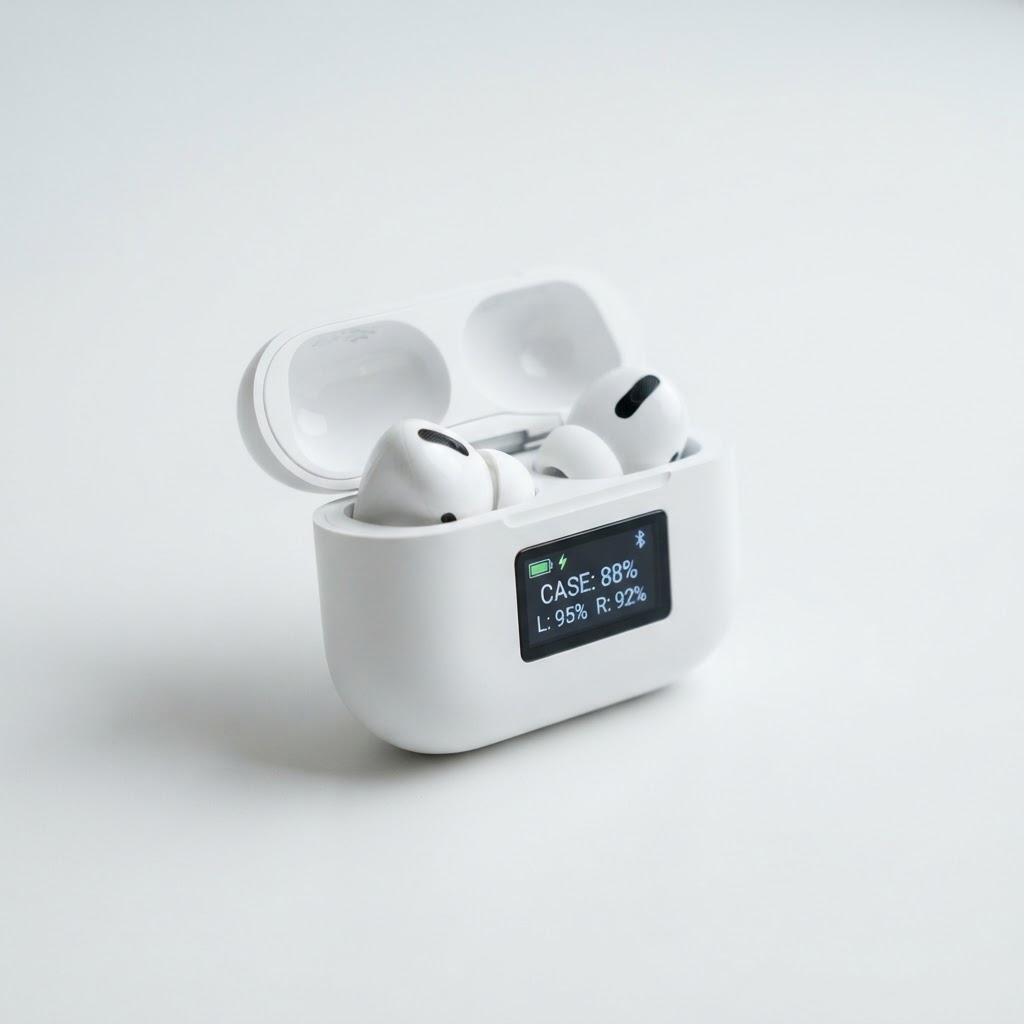 ایرپاد a9 پرو 2 نمایشگردار airpod pro2 lcd anc/enc